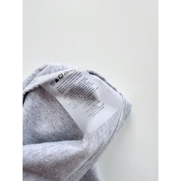 Aritzia TNA Hold-It Ortiz Grey Cotton Jersey Cropped Crew Neck T-Shirt, Size M - Picture 10 of 16